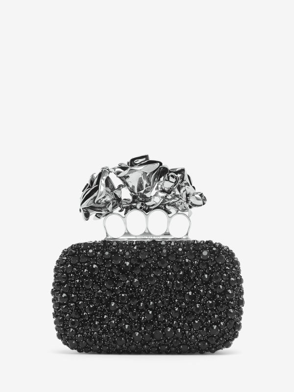 ALEXANDER MCQUEEN - Rose Knuckle Clutch - Item 835586KR7861000